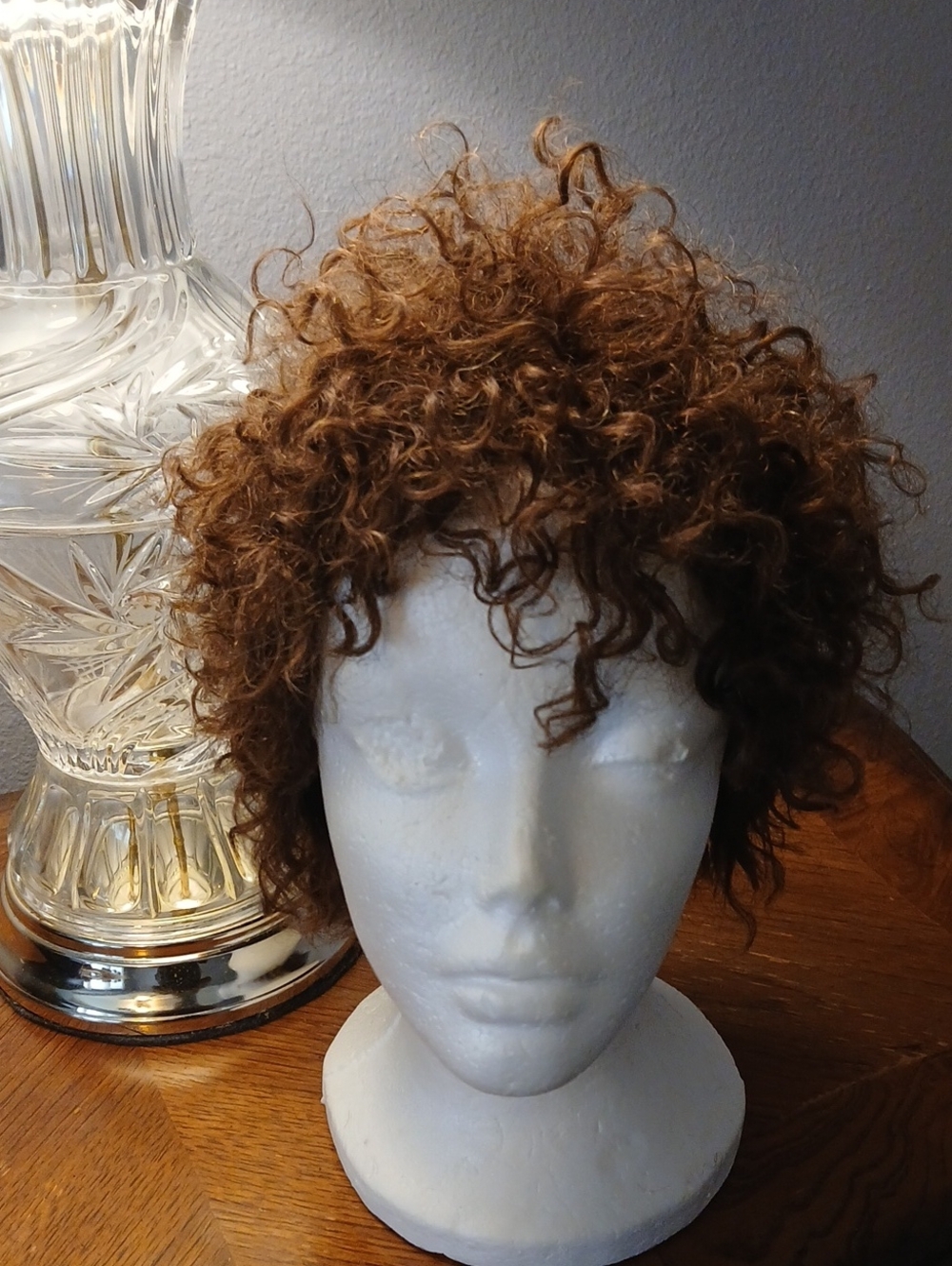 Short Curly Auburn Women's Wig